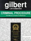 Cover of: Gilbert Law Summaries: Criminal Procedure