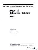 Cover of: Digest of Education Statistics 1996