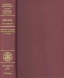 Cover of: Foreign Relations of the United States, 1961-1963: Eastern Europe, Cyprus, Greece, Turkey (Foreign Relations of the United States)