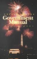 Cover of: United States Government Manual, 2000/2001