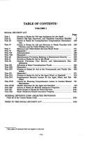 Cover of: Compilation of the Social Security Laws: Including the Social Security Act, as Amended, and Related Enactments Through January 1, 1999