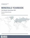 Cover of: Minerals Yearbook: Area Reports : International 1997, Europe and Central Eurasia (Minerals Yearbook Volume 3: International  Mineral Industries of Europe and Central Eurasia)