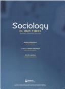 Cover of: Sociology in our times