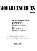 Cover of: World Resources 1994-1995 (World Resources)