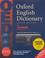 Cover of: Oxford English Dictionary