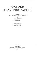 Cover of: Oxford Slavonic Papers: Volume 23 (Oxford Slavonic Papers New Series)