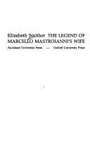 Cover of: The Legend of Marcello Mastroianni's Wife by Elizabeth Smither