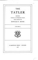 Cover of: The Tatler: Volume II