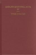 Cover of: English Episcopal Acta: Volume 20 | Marie Lovatt