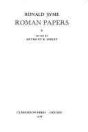 Cover of: Roman Papers by Ronald Syme