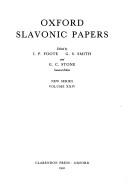 Cover of: Oxford Slavonic Papers: Volume XXIV (Oxford Slavonic Papers New Series)