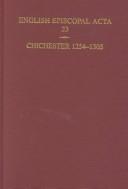 Cover of: English Episcopal Acta: Volume 23: Chichester 1254-1305 (English Episcopal Acta)