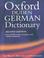 Cover of: Oxford-Duden German Dictionary