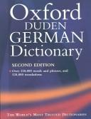 Cover of: Oxford-Duden German dictionary by Werner Scholze-Stubenrecht, J. B. Sykes