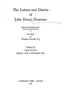 Cover of: The Letters and Diaries of John Henry Cardinal Newman: Vol. II:  Tutor of Oriel, January 1827 to December 1831