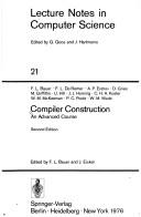 Compiler Construction by F.L et al (edited By G. Goos and J. Hartmanis) Bauer