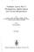 Cover of: Handbook of Sensory Physiology Volume 6 Vestibular System. Psychophysics, Applied Aspects and General Interpretations