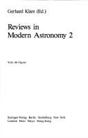 Cover of: Reviews in Modern Astronomy 2
