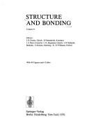 Cover of: Structure and Bonding (Volume 31) by J. D. Dunitz