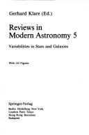 Cover of: Reviews in Modern Astronomy 5 | Gerhard Klare