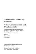 Cover of: Advances in Boundary Elements: Computations and Fundamentals