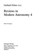 Cover of: Reviews in Modern Astronomy