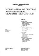 Cover of: Modulation of Central and PeripheralTransmitter Function (Symposia in Neuroscience)