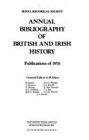 Cover of: Annual Bibliography of British and Ir 1977