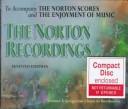 Cover of: The Norton Recordings: Gregorian Chant to Beethoven (Norton Scores Vol.)