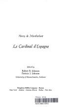 Cover of: Le cardinal d'Espagne by Henry de Montherlant