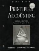 Cover of: Principles of Accounting: Working Papers