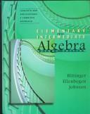 Cover of: Elementary and Intermediate Algebra: Concepts and Applications  by Judith A. Beecher, David Ellenbogen, Barbara L. Johnson