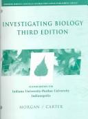 Cover of: Investigating Biology by Judith Giles Morgan, Judith Giles Morgan