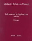Cover of: Calculus and Its Applications by Judith A. Beecher