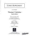 Cover of: Conic Sections Supplement