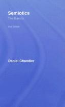 Cover of: Semiotics by Daniel Chandler