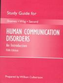 Cover of: Human Communication Disorders Study Guide