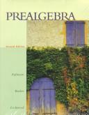 Cover of Prealgebra by Richard N. Aufmann