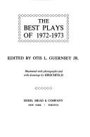 Cover of: The Best Plays of 1972-1973