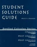 Cover of: Student Solutions Guide for Calculus | Ron Larson