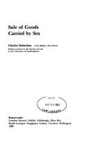 Cover of: Sale of Goods Carried by Sea
