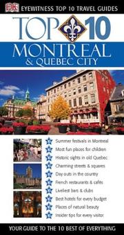 Cover of: Top 10 Montreal and Quebec City (Eyewitness Travel Guides) | Gregory Gallagher