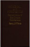 Cover of: Private gain and public service by Barry J. O'Toole