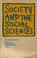 Cover of: Society and the social sciences