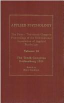 Cover of: Applied Psychology | Horst Gundlach