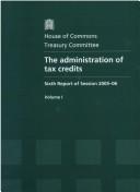 Cover of: The Administration of Tax Credits by 