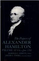 Cover of: The Papers of Alexander Hamilton Vol 11