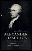 Cover of: The Papers of Alexander Hamilton Vol 1 by Harold C. Syrett