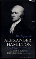 Cover of: The Papers of Alexander Hamilton Vol 2