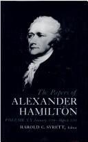 Cover of: The Papers of Alexander Hamilton Vol 20